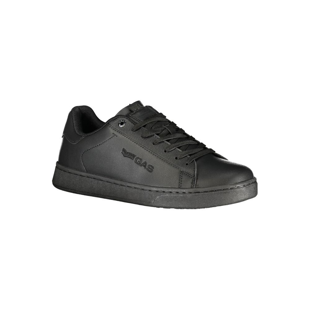 Gas Black Polyurethane Men's Sneaker