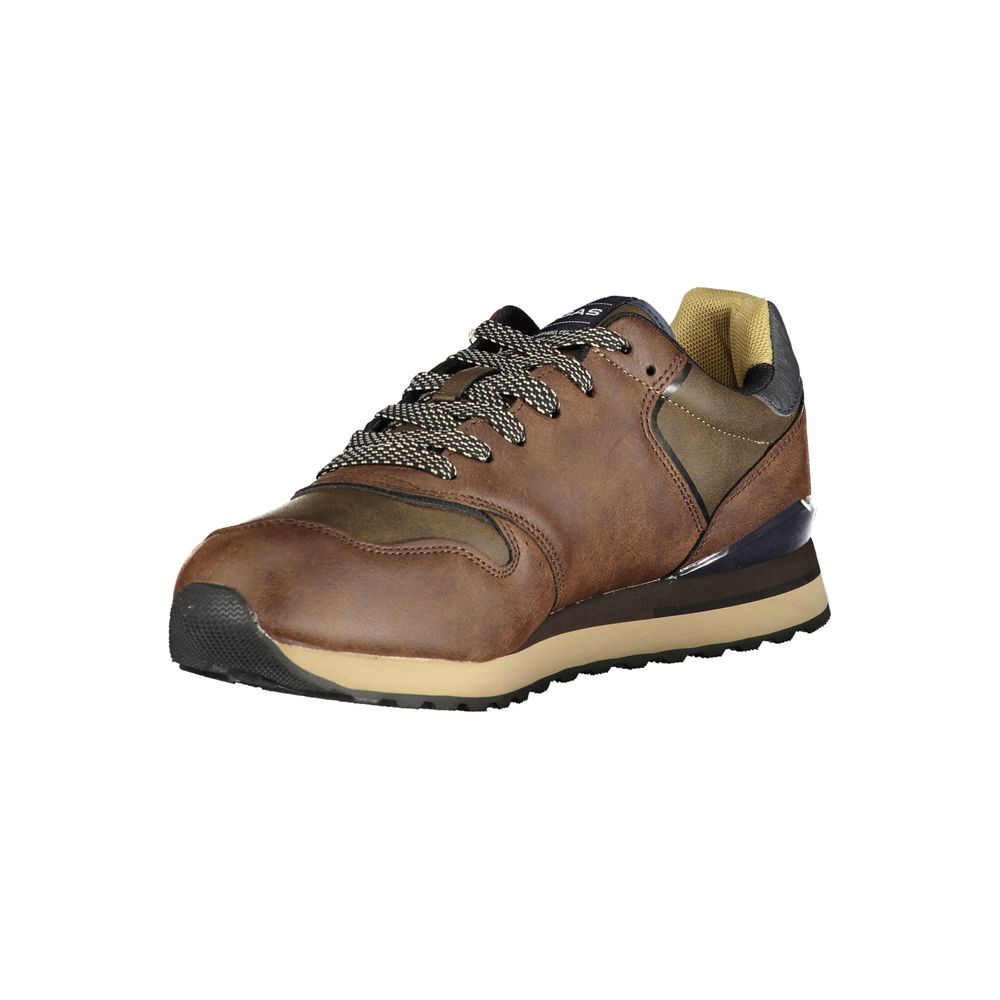 Gas Marrone Poliuretano Men Sneaker