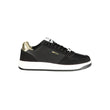 Gas Black Polyurethane Women Sneaker