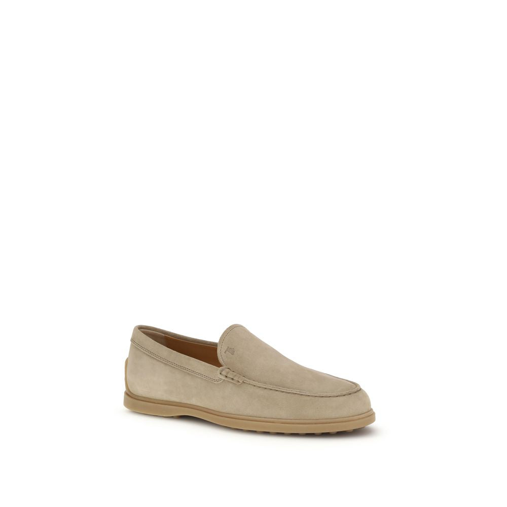 Tod's Gray Rubber Slip-On Loafers