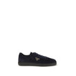 Prada Blue Calf Leather Bos Taurus Sneakers
