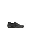 Prada Black Calf Leather Bos Taurus Slip-On Loafers